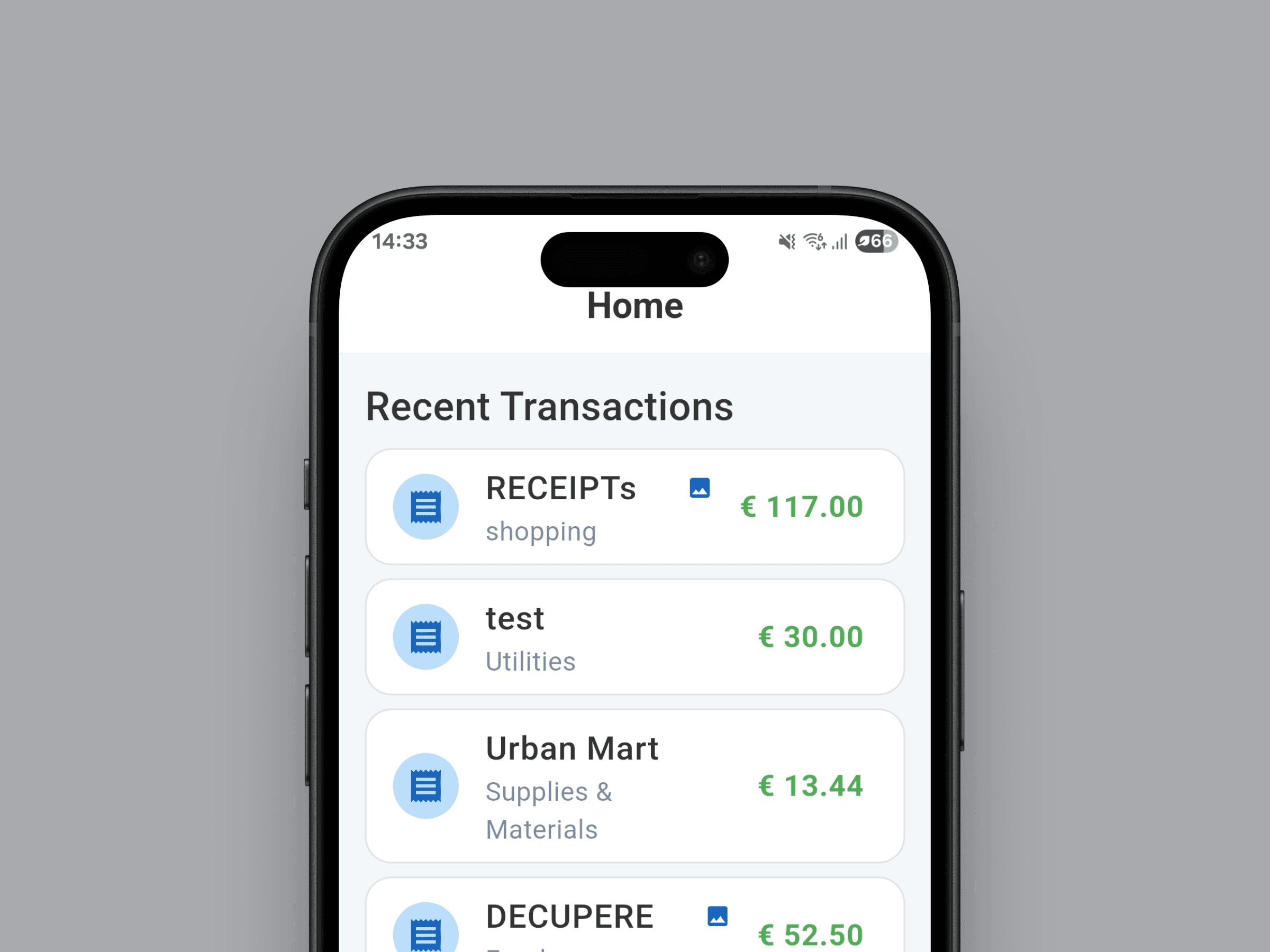 Receipt Scanner App